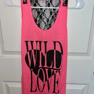 ‘Wild Love’ Pink Top